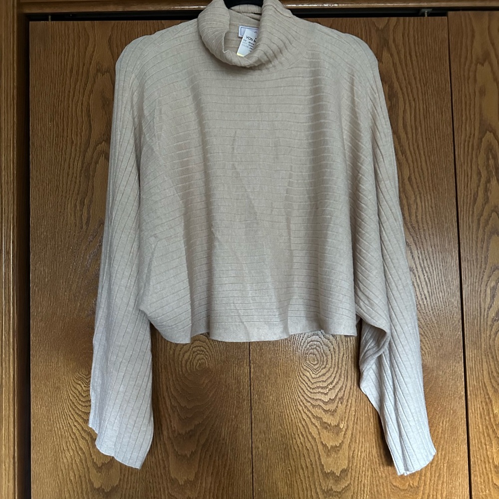 NWT Sage the Label Cream Turtleneck Women Sweater